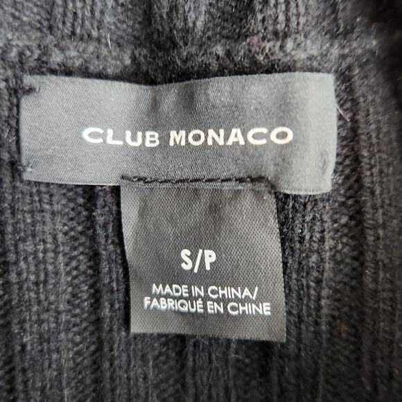 Club Monaco Wool Blend Ribbed Sweater Dress Womens Size Small - Picture 2 of 6